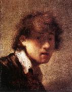 REMBRANDT Harmenszoon van Rijn Self-Portrait qw5u France oil painting artist